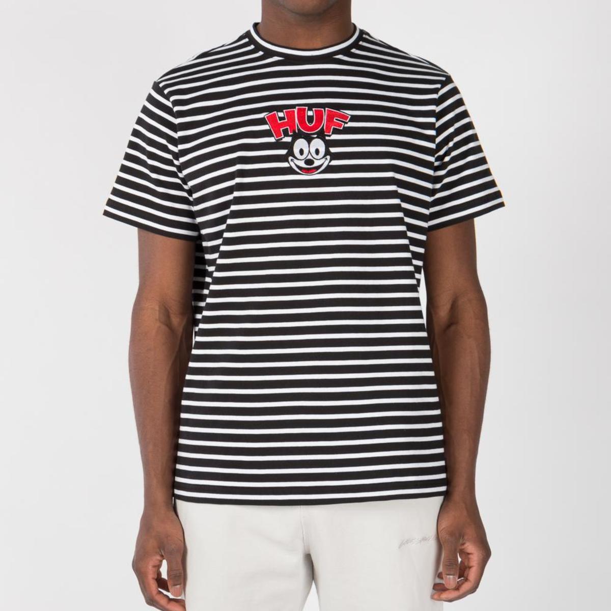 Huf X Felix The Cat Striped T-Shirt 