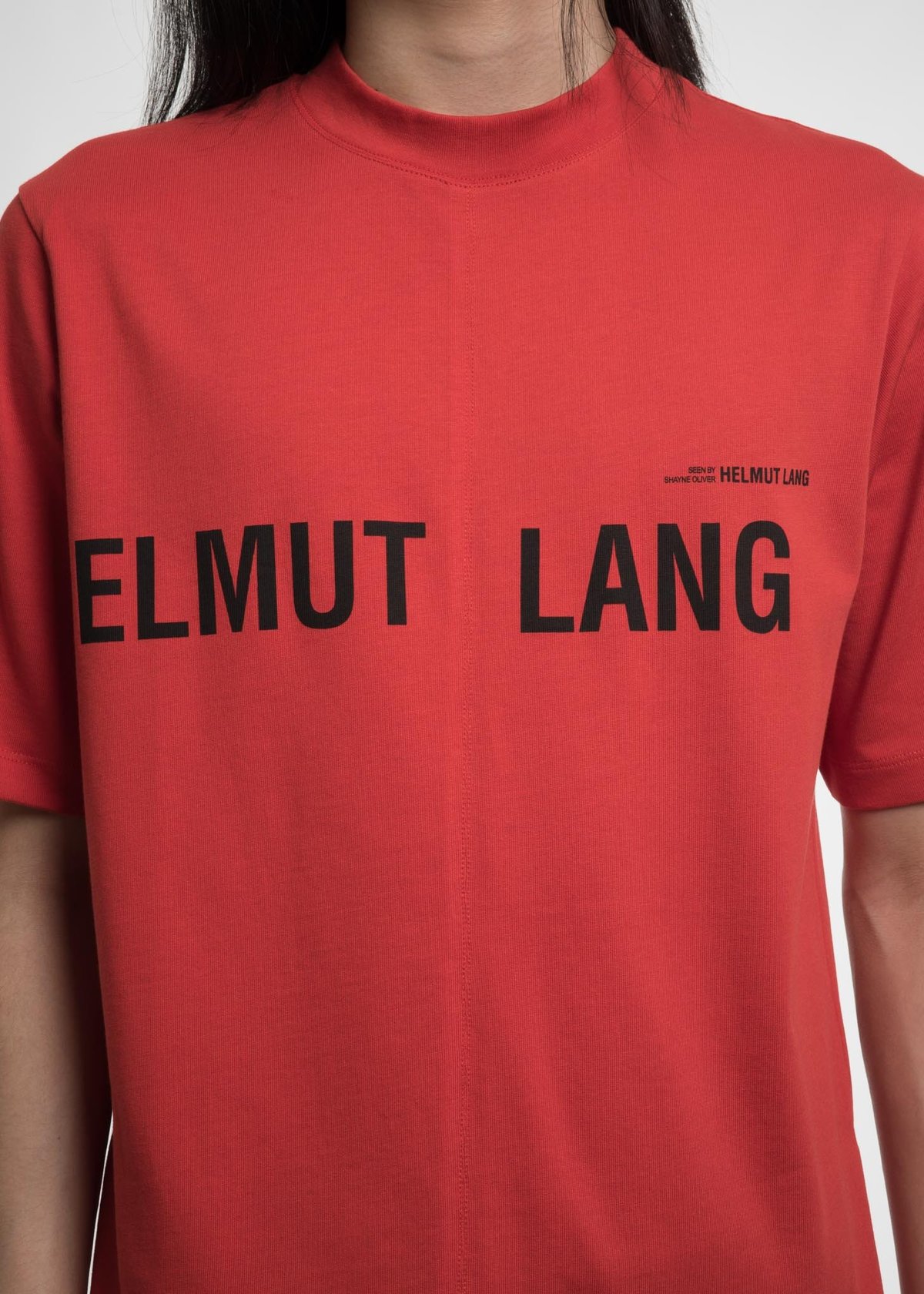 helmut lang red shirt