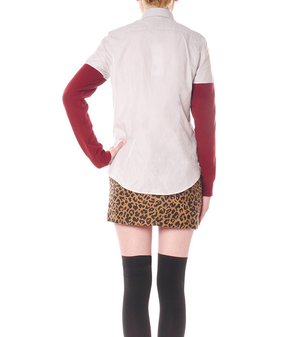 Each X Other Contrast Sleeve Shirt Each X Other Contrast Sleeve Shirt