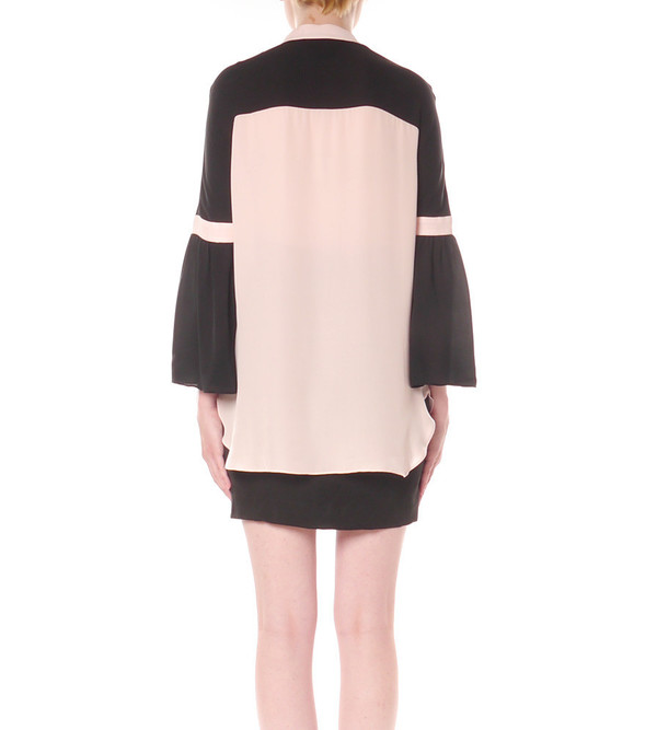 Angélique Chmielewski Contrast Gathered Sleeve Shirt Angélique Chmielewski Contrast Gathered Sleeve Shirt