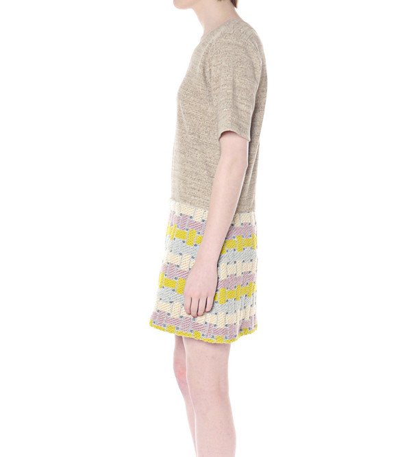 Calla Tweed Peplum Dress Calla Tweed Peplum Dress