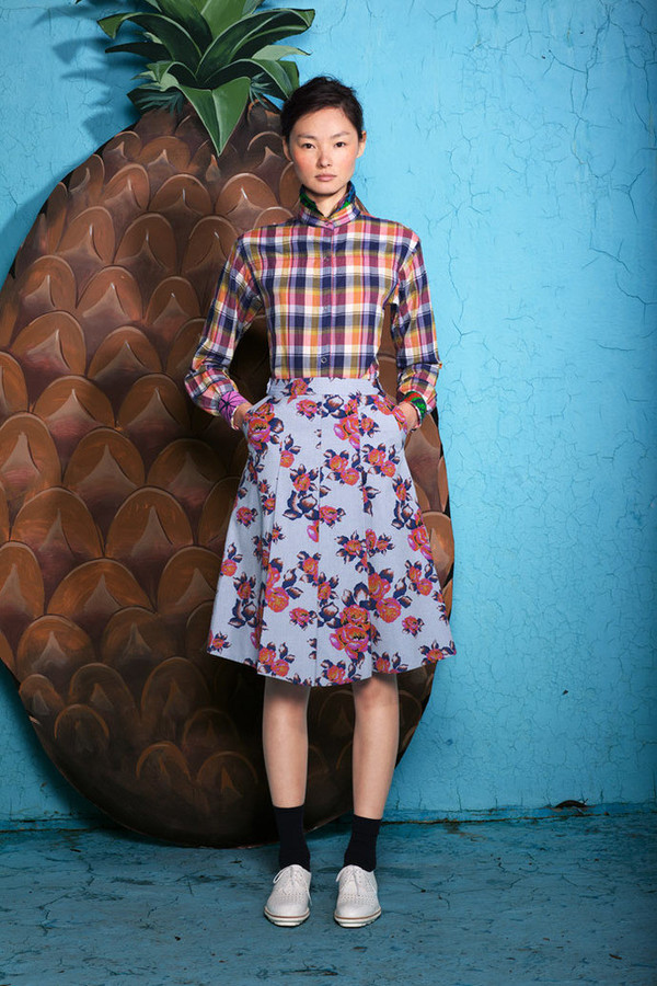 Suno Checked Button Down Suno Checked Button Down