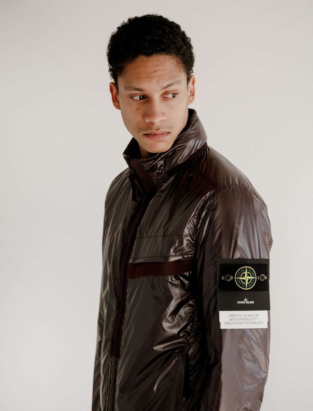 Stone Island Pertex Quantam Jacket Burgundy Garmentory