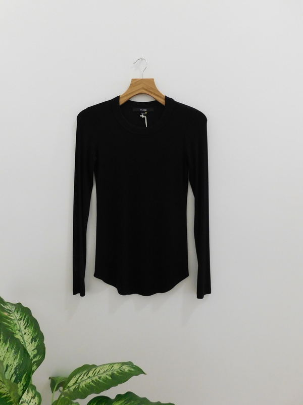Red 23 Long Sleeve Rib Tee Red 23 Long Sleeve Rib Tee