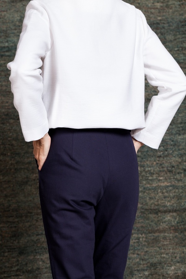 Apiece Apart Camilla Trouser | Navy Apiece Apart Camilla Trouser | Navy