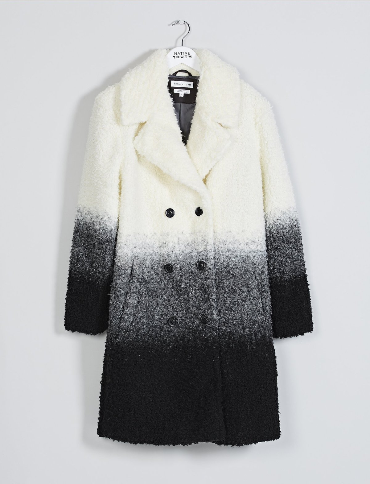 Native Youth Ombre Teddy Coat | Garmentory