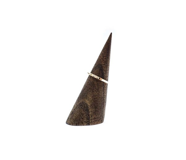 E.M. Gold and Diamond Petite Spike Ring E.M. Gold and Diamond Petite Spike Ring