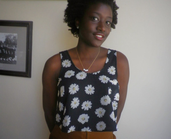 Lucca Couture Floral Crop Top Lucca Couture Floral Crop Top