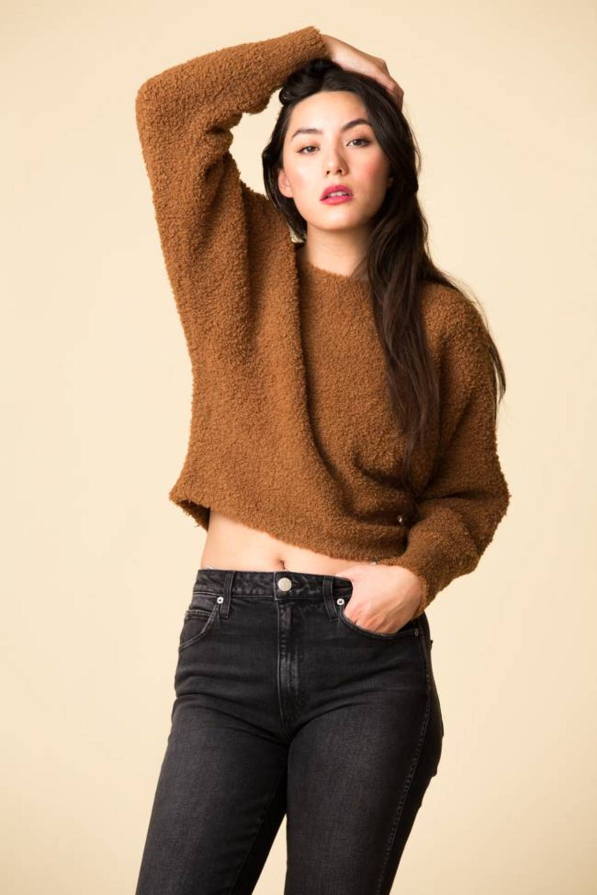 vince teddy sweater