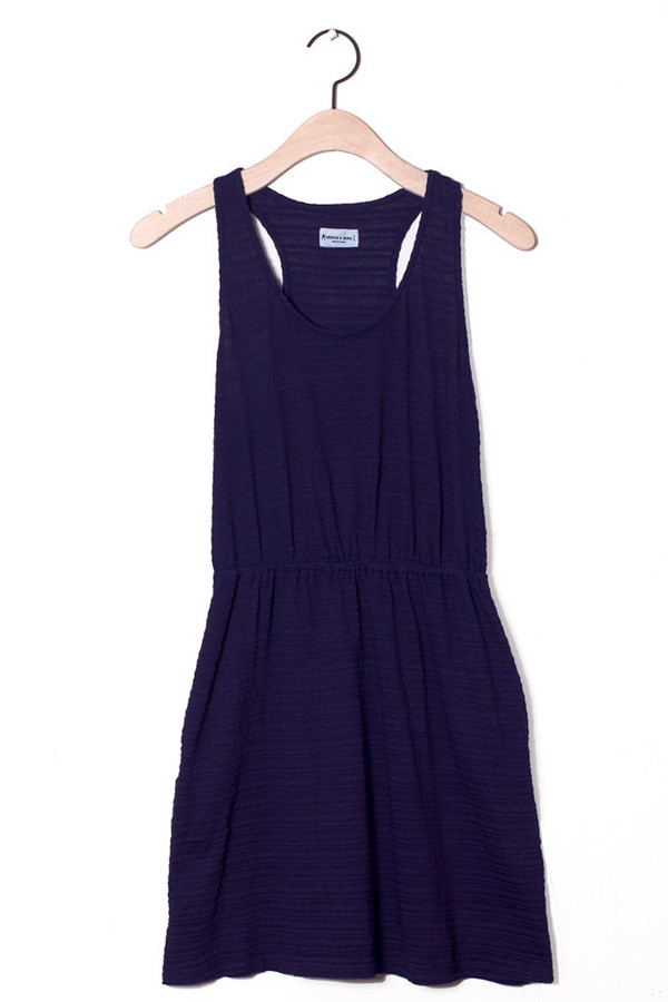 Bridge & Burn Fleer Indigo Dye Knit Dress Bridge & Burn Fleer Indigo Dye Knit Dress