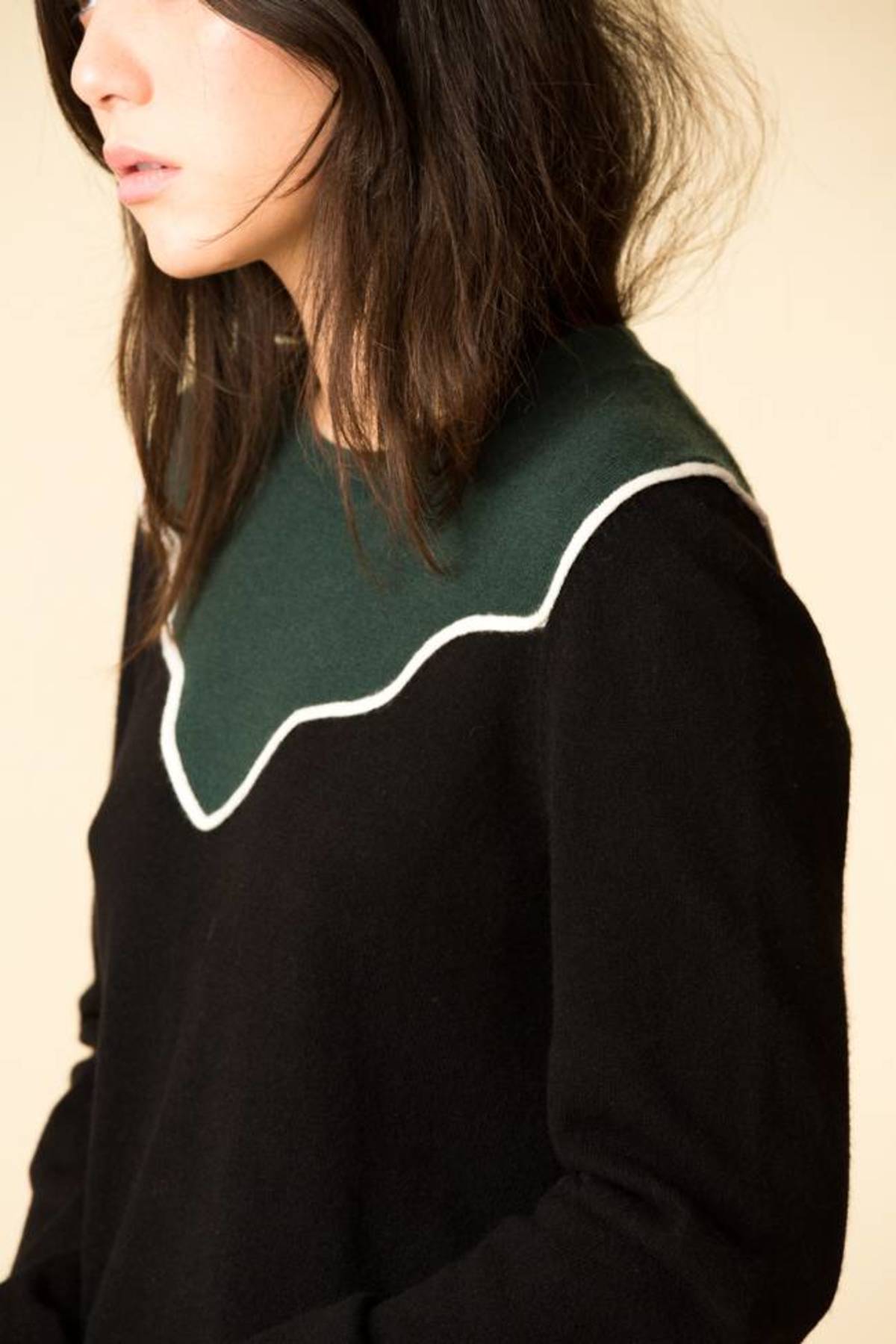 Veronica Beard Atty Sweater - Green 