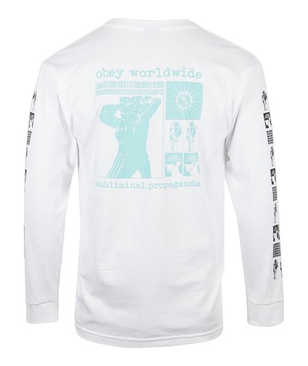 Obey Men's Subliminal Productions Shirt White