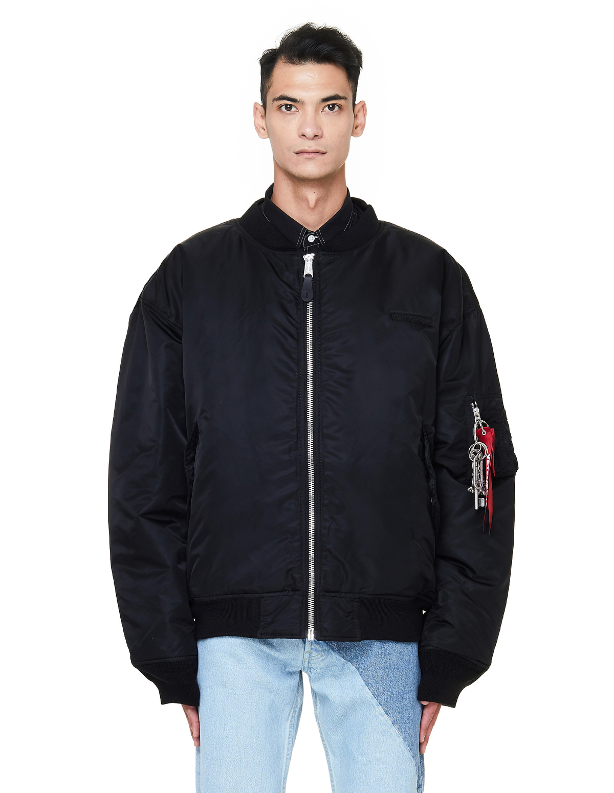 vetements oversized bomber jacket