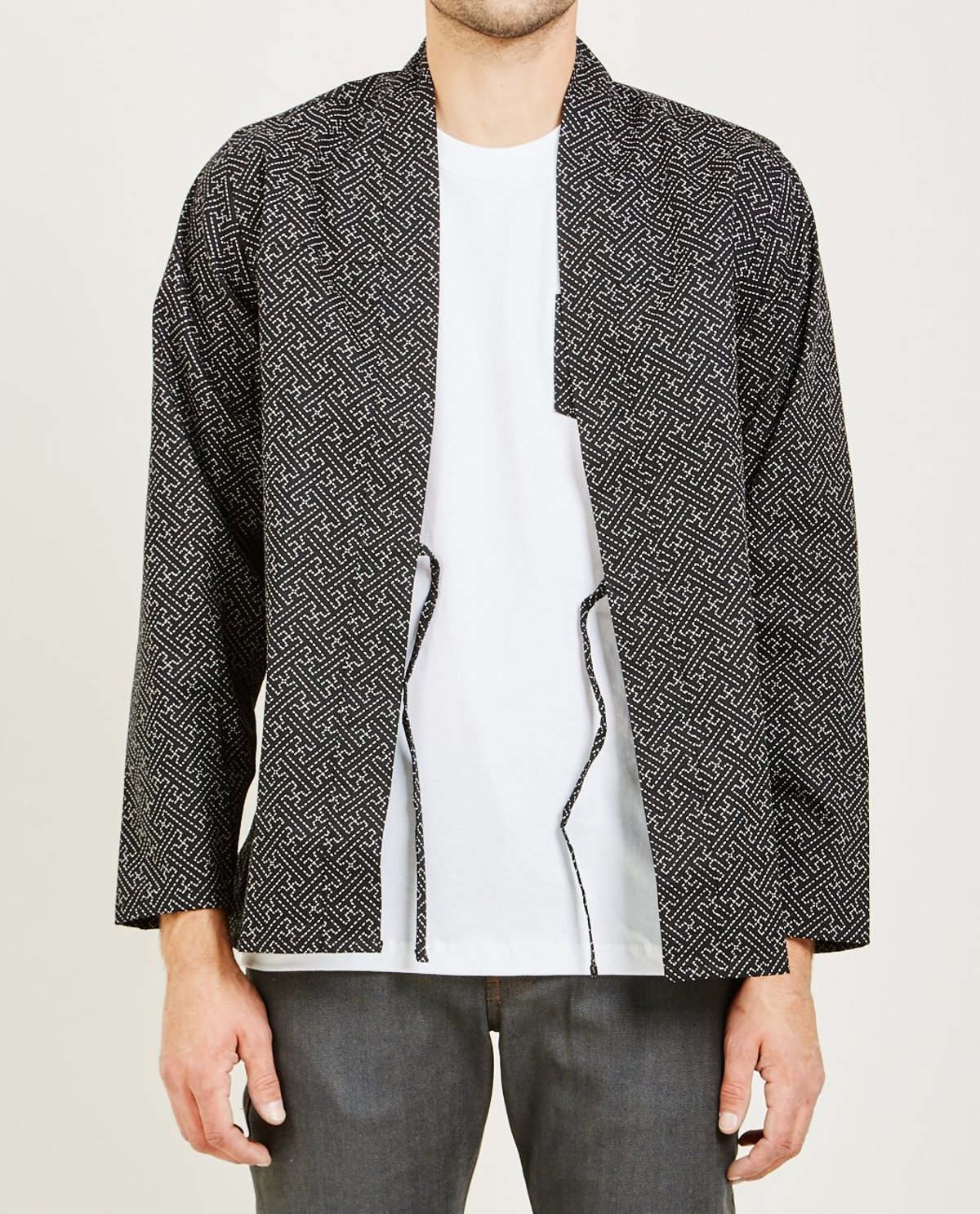 Famous Kimono Sashiko Stitch Shirt 
