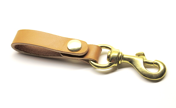 DW Leatherworks Belt Loop Key Hook - Tan DW Leatherworks Belt Loop Key Hook - Tan