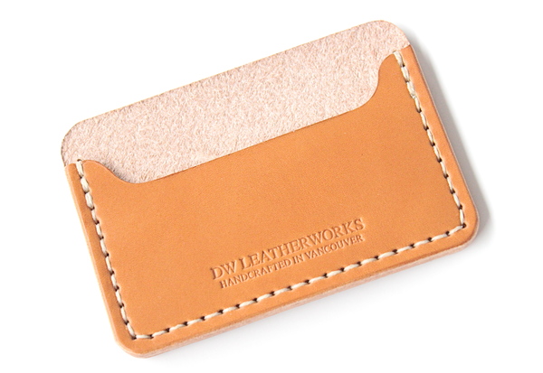 DW Leatherworks Card Wallet - Tan DW Leatherworks Card Wallet - Tan