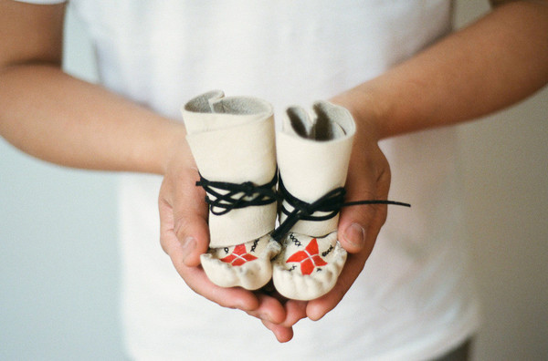 Baby Becky Brisco Elk Leather Moccasins Baby Becky Brisco Elk Leather Moccasins