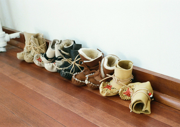 Baby Becky Brisco Elk Leather Moccasins Baby Becky Brisco Elk Leather Moccasins