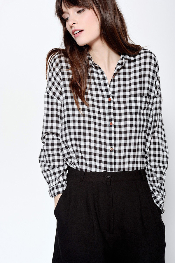 DES PETITS HAUTS FABIO VICHY SHIRT DES PETITS HAUTS FABIO VICHY SHIRT