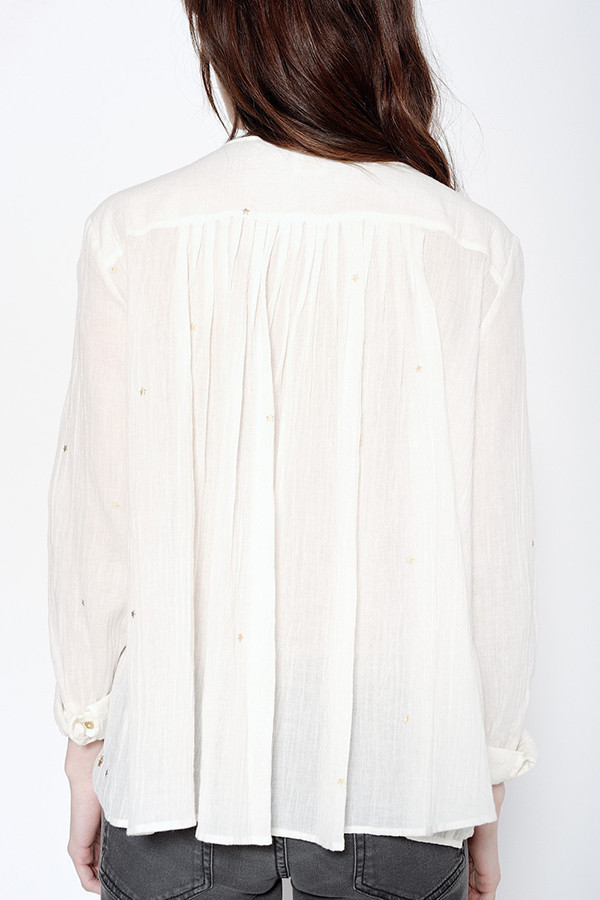 DES PETITS HAUTS FELIX ECRU SHIRT DES PETITS HAUTS FELIX ECRU SHIRT