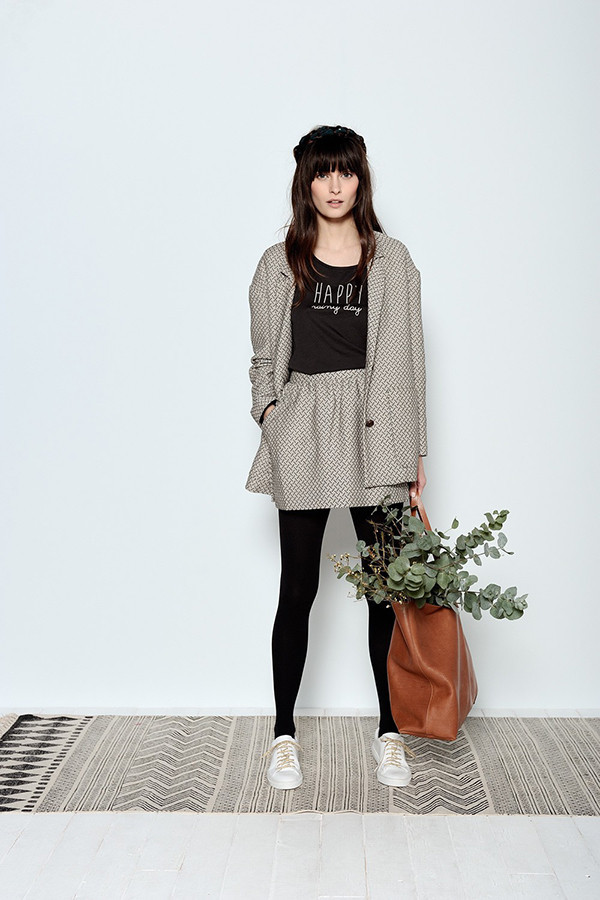 DES PETITS HAUTS GLADON JACQUARD MINI JACKET DES PETITS HAUTS GLADON JACQUARD MINI JACKET