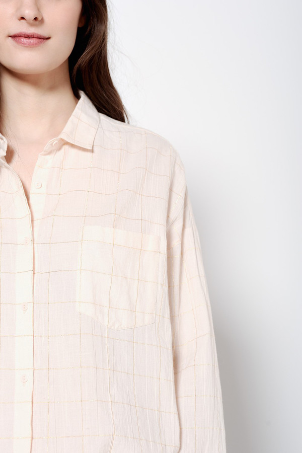 DES PETITS HAUTS IBA PALE PINK SHIRT DES PETITS HAUTS IBA PALE PINK SHIRT