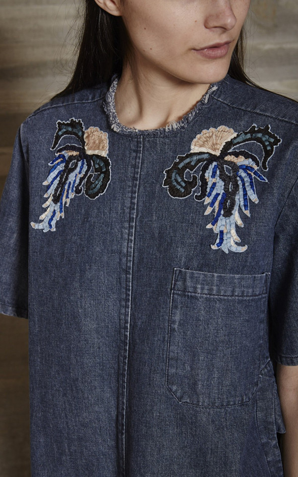 RACHEL COMEY PATCH BRANT TOP RACHEL COMEY PATCH BRANT TOP