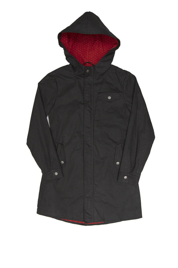 Bridge & Burn Erie Waxed Cotton Black Bridge & Burn Erie Waxed Cotton Black