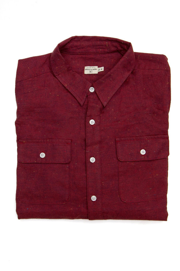 Men's Bridge & Burn Franklin Red Donegal Men's Bridge & Burn Franklin Red Donegal