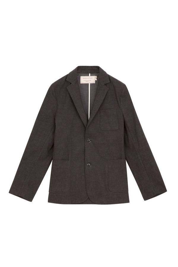 Men's Kitsune Colored Denim Blazer Men's Kitsune Colored Denim Blazer