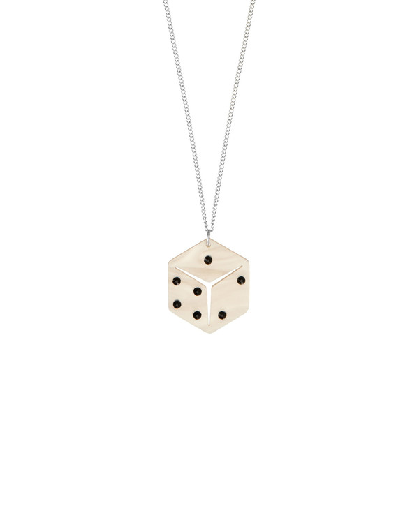 Tatty Devine Lucky Dice Necklace Tatty Devine Lucky Dice Necklace