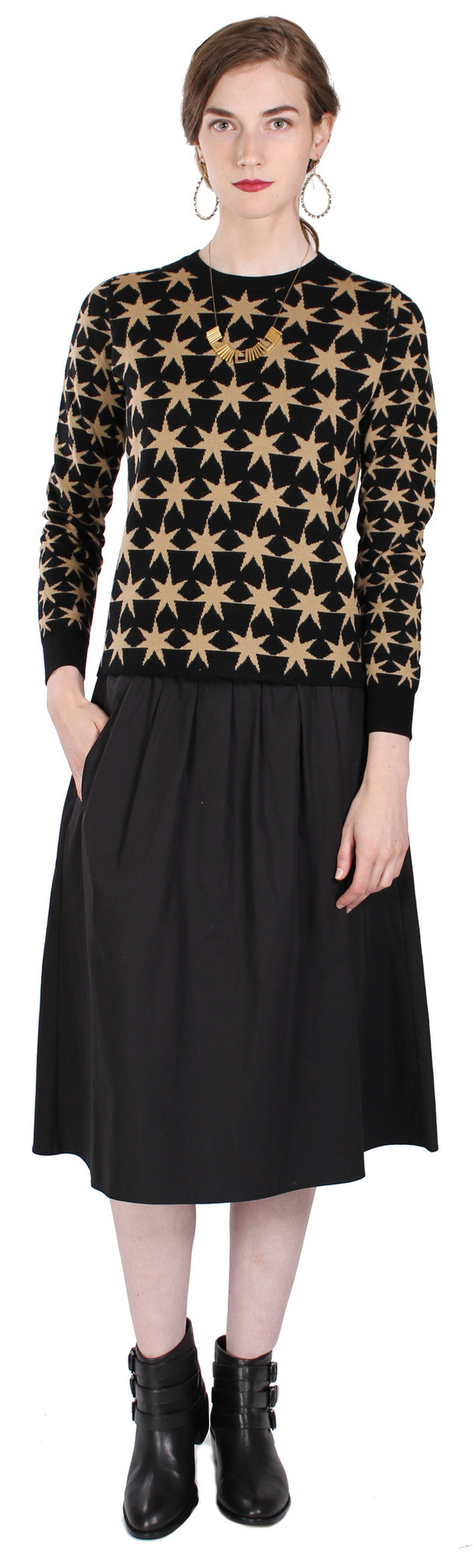 Sonia by Sonia Rykiel Jacquard Stars Sweater Sonia by Sonia Rykiel Jacquard Stars Sweater