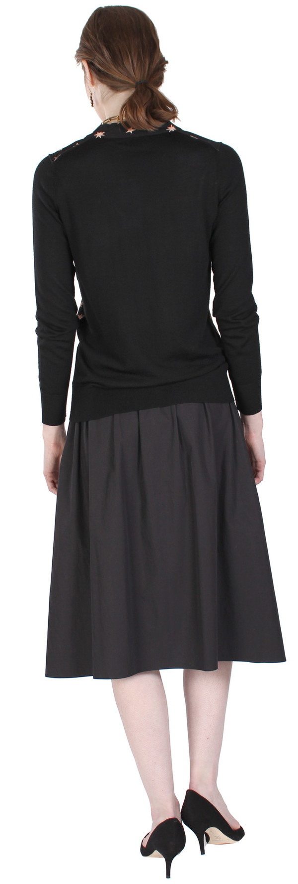 Sonia by Sonia Rykiel Wool Crepe Rock Star Sonia by Sonia Rykiel Wool Crepe Rock Star