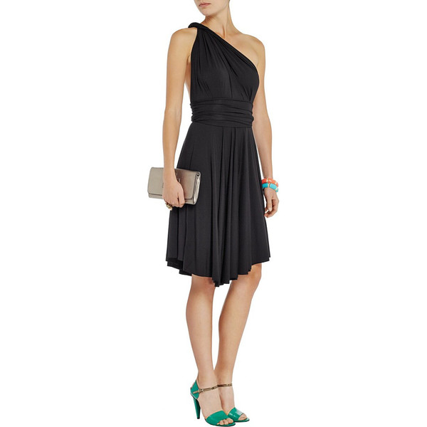 Black infinity convertible jersey dress Black infinity convertible jersey dress