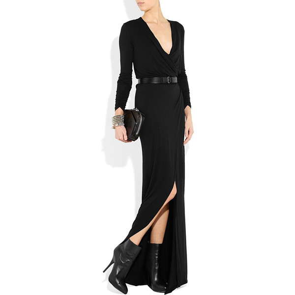 Maxi wrap jersey dress Maxi wrap jersey dress