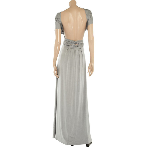 Stone floor length infinity dress Stone floor length infinity dress
