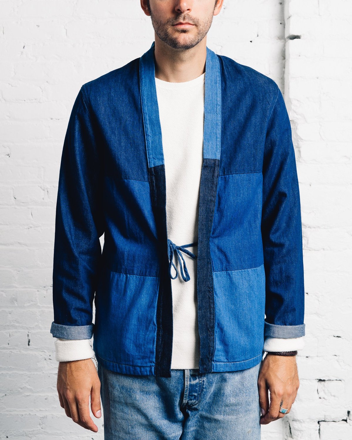 Kapital Four Tone Denim Kakashi Shirt 