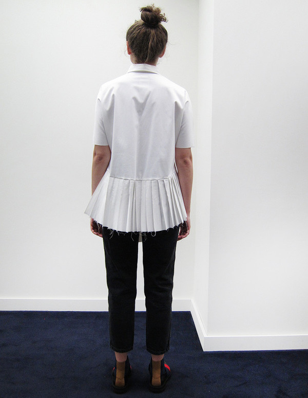 Alexa Stark Top w/Rear Pleats Alexa Stark Top w/Rear Pleats