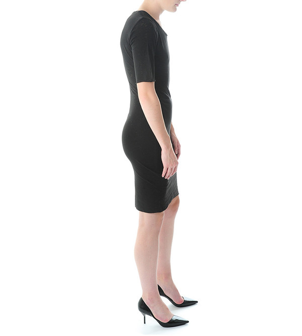 Raquel Allegra Short Sleeve Fitted Tee Dress Raquel Allegra Short Sleeve Fitted Tee Dress