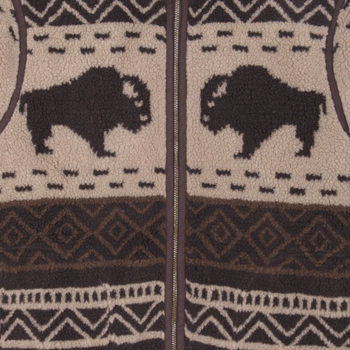 rrl print fleece jacket