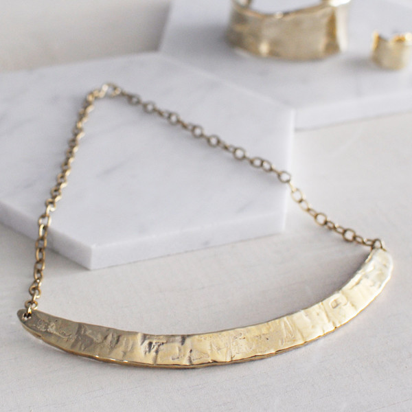 Odette New York LUNATE NECKLACE Odette New York LUNATE NECKLACE