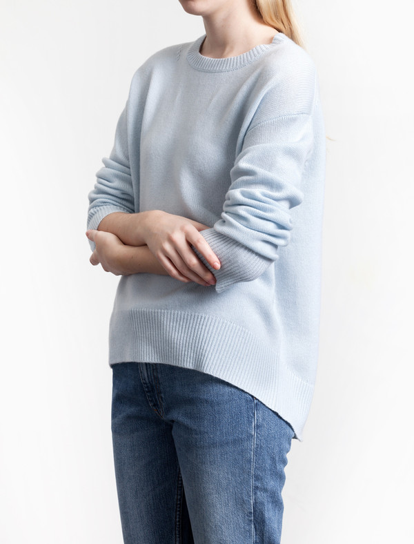 Organic by John Patrick Potato Sweater Sky Blue Organic by John Patrick Potato Sweater Sky Blue