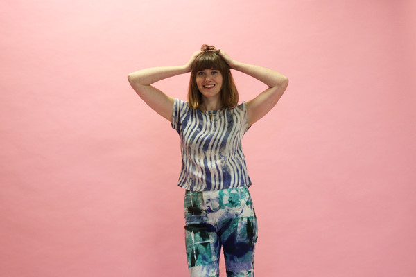 Osei-Duro Maena Shell Top in Waves Osei-Duro Maena Shell Top in Waves