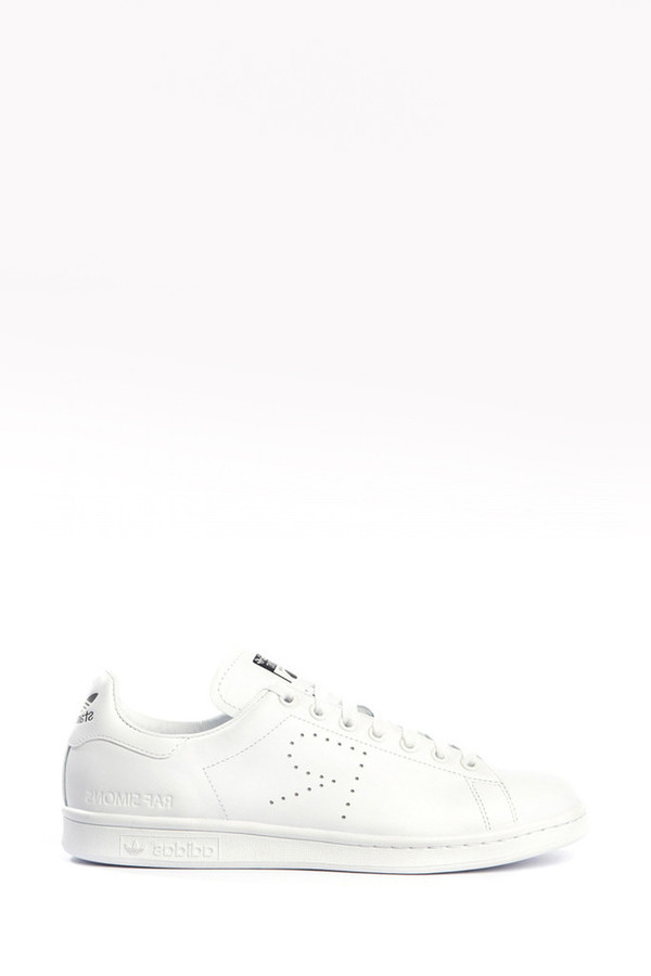 Unisex Adidas x Raf Simons White Stan Smith Sneaker Unisex Adidas x Raf Simons White Stan Smith Sneaker