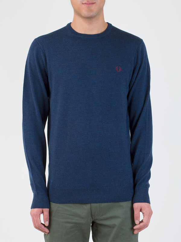Men's Fred Perry Crew Neck Sweater Men's Fred Perry Crew Neck Sweater