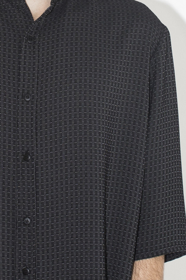 Men's Assembly New York Pattern No Collar Shirt Men's Assembly New York Pattern No Collar Shirt