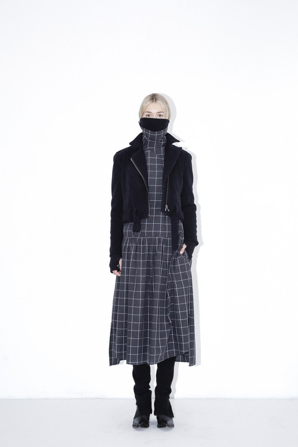 Assembly New York Plaid Pleat Dress Assembly New York Plaid Pleat Dress