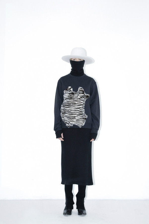 Assembly New York Zebra Fur Sweatshirt Assembly New York Zebra Fur Sweatshirt