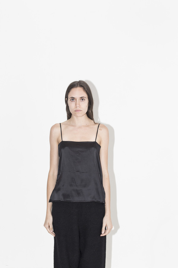 Baserange Black Silk Camisole Baserange Black Silk Camisole