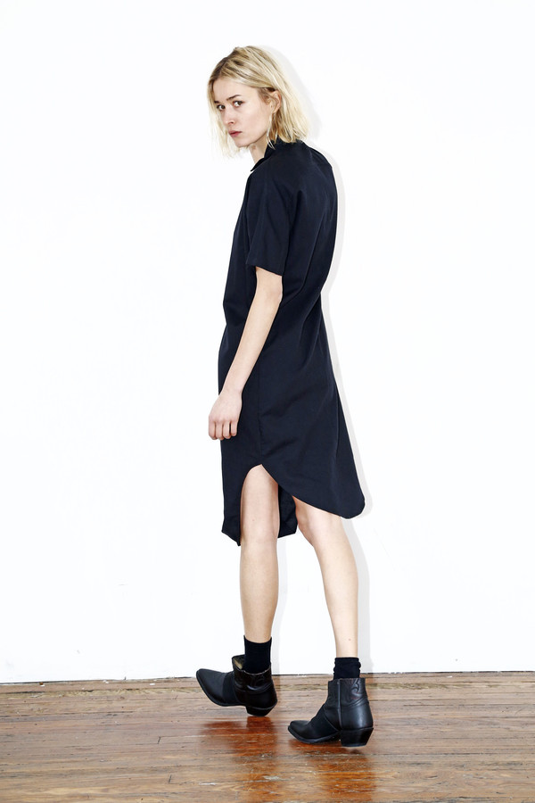 Assembly New York Black Cotton Twist Dress Assembly New York Black Cotton Twist Dress